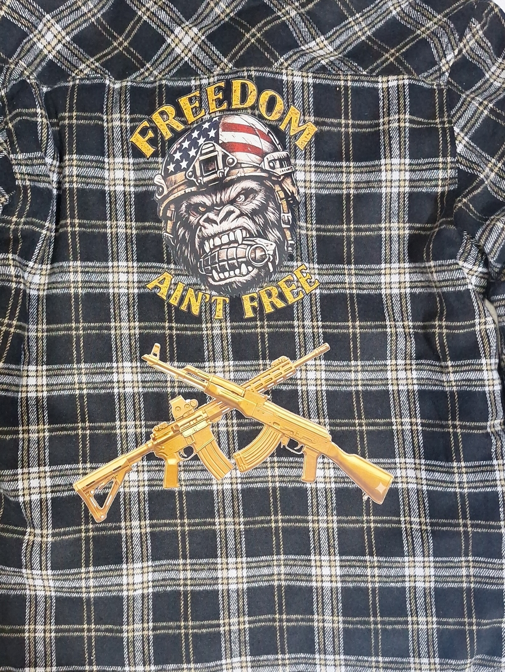Upcycle Flannel Jacket - Picture 2 of 8